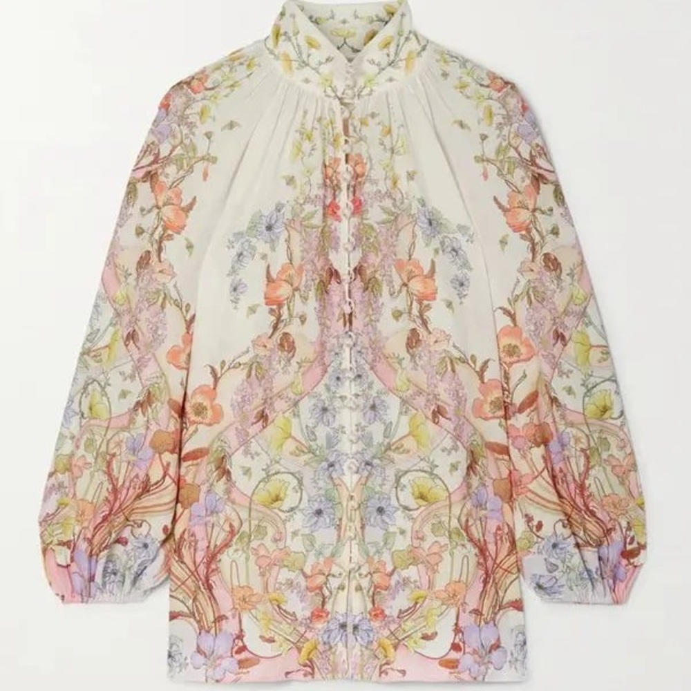 Zimmermann Pastel Floral Top